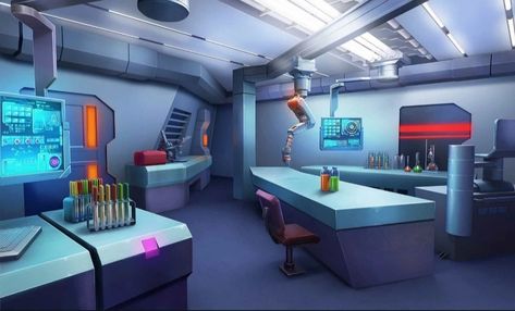 Hero Vol 1 - Prescott Industries Laboratory Gacha Experiment Lab Background, Agency Office, Anime House, Episode Interactive Backgrounds, Episode Backgrounds, Scenery Background, Gadgets Technology Awesome, Game Background, Futuristic City