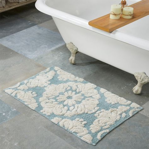 Give your bedroom area a striking appeal by adding the Medallion Collection of 2 piece Bath Rug set. Made with premium-quality cotton, the Medallion style tufted bath rugs are highly absorbent and durable which makes them ideal to use. Luxury Bath Rugs, Bathroom Rug Set, Bath Store, Bathroom Rugs And Mats, Medallion Pattern, Bathroom Rugs Bath Mats, Cotton Bath Rug, Rugs And Mats, Bathroom Rug Sets