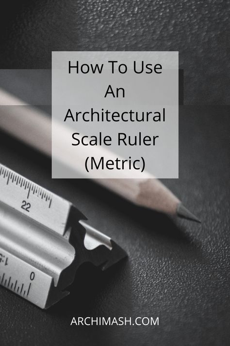 When you start architecture school you will hear people talk about scale and scale rulers. Most of the time they will assume you know what this is and won't tell you how to use an architectural scale ruler. You might spend weeks not knowing what a scale ruler is and even if you do, what the heck you’re supposed to do with it. The thing is, it’s one of the most critical drawing tools you’re going to use. READ THE FULL ARTICLE HERE | https://archimash.com/articles/use-an-architectural-scale-ruler Architecture Supplies, Architecture Scale, Arch Presentation, Technical Architecture, Scale Ruler, Drafting Drawing, Architectural Scale, Architecture School, Architecture Models