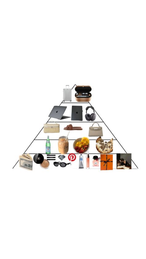 Pyramid of needs #luxurylifestyle #luxury #hermes Pyramid Of Needs, Pyramid, Luxury Lifestyle