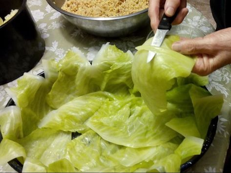 Ukranian Cabbage Rolls, Ukrainian Cabbage Rolls Recipe, Ukrainian Holubtsi, Cabbage Rolls Ukrainian, Meatless Cabbage Rolls, Rice Cabbage Rolls, Easy Fast Dinner Recipes, Polish Foods, Cabbage Casserole Recipes