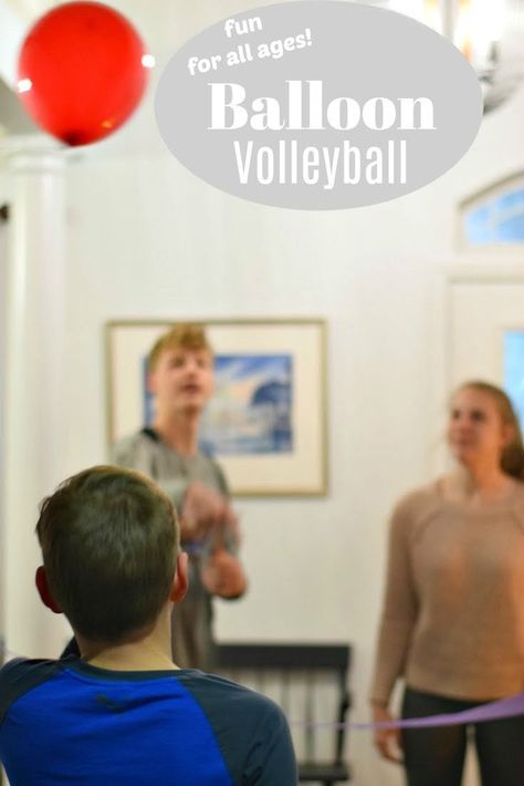 Balloon Volleyball is a fun and easy indoor or outdoor game for all ages. Balloon Volleyball, Balloon Games, Senior Activities, Outdoor Game, Indoor Fun, Indoor Games, Outdoor Games, Kid Friendly, Volleyball