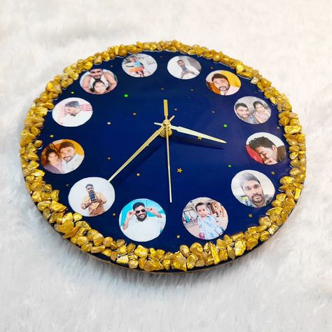 12 inch Customised Resin Clock DM to order #resinworkshopindia #resinartclasstamil #resinartworkshop #resinartworks #resinclocks #resinartkingdom #resinartdesign #resinartistsofinstagram #resinartchennai #chennairesinartist #resinarttamilnadu #resinkeychain #resinkeychainforsale #resinframe #flowerpreservation #varmalapreservation #garlandpreservation #photoframes #photoframeset #resinworkshop #customisedgiftforalloccasions #personalizedkeychain #resinclock #resinarttambaram #resingi... Varmala Resin Art, Resin Frame Ideas, Resin Clock Ideas, Resin Art Frame, Resin Art Photo Frame, Embroidery Clock, Resin Art Clock, Resin Photo Frame, Clock Resin