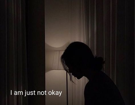 I am just not okay Its Okay, Human Silhouette, Human