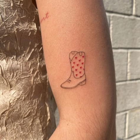 pinterest: hezzprice Cowboy Boot Tattoo, Matching Tattoo Ideas, Purple Tattoos, Astrological Symbols, Chicken Scratch, Matching Tattoo, Pinky Promise, Matching Tattoos, Cowboy Boot