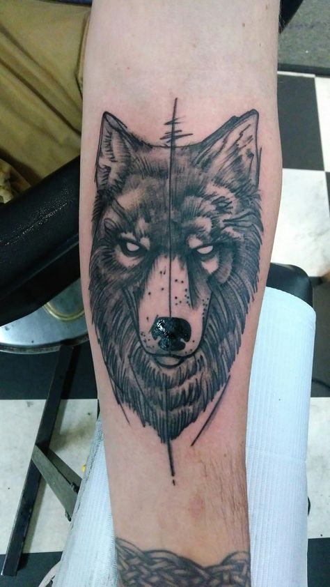 Wolf tattoo Wolf Tattoo, Tattoos