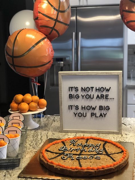 Basketball Tournament Birthday Party, 1st Basketball Birthday Party, Two Year Old Basketball Party, Basketball Theme Birthday Party Backdrop, 3rd Birthday Basketball Theme, Basketball Pool Party Ideas, 3 Pointer Basketball Birthday, Rookie Of The Year First Birthday Decor Basketball, Basketball Second Birthday Party