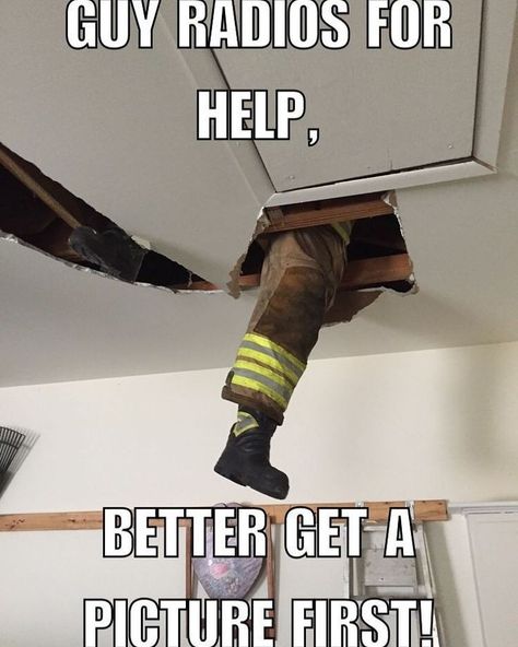 Firemen Humor, Firefighters Quotes, Ems Memes, Firefighter Drawing, Firefighter Memes, Lego Bathroom, Emt Humor, Firefighter Funny, Firefighter Life