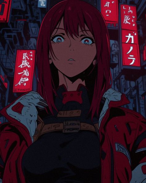 Cyberpunk Concept, Cyberpunk Samurai, Cyberpunk Concept Art, Cyberpunk Anime, Retro Anime, Yuji Itadori, Red Art, Anime Pics, Cute Anime Pics