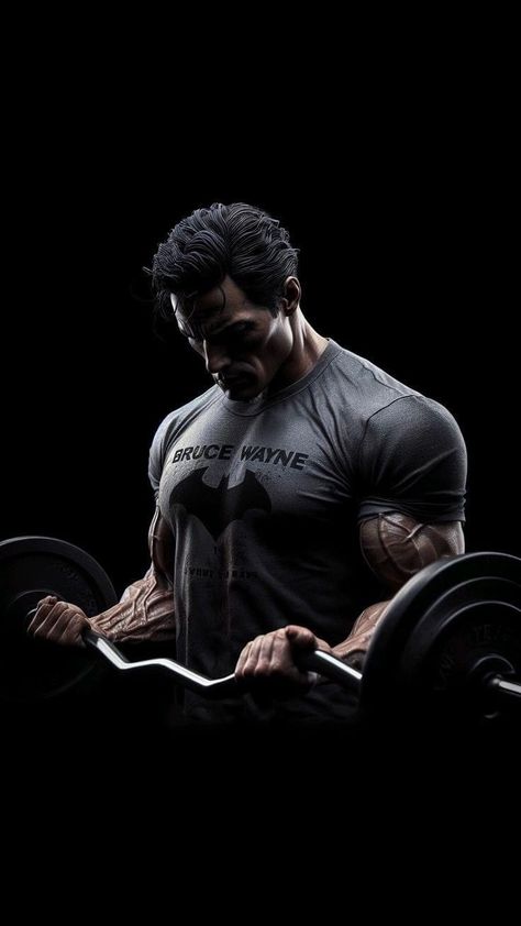 Anime Bodybuilder Wallpaper, Bodybuilder Wallpaper, Male Fitness Photography, Bruce Wayne Batman, Dark Souls Artwork, Fb Profile Photo, Gym Wallpaper, Bodybuilding Pictures, Gym Poster