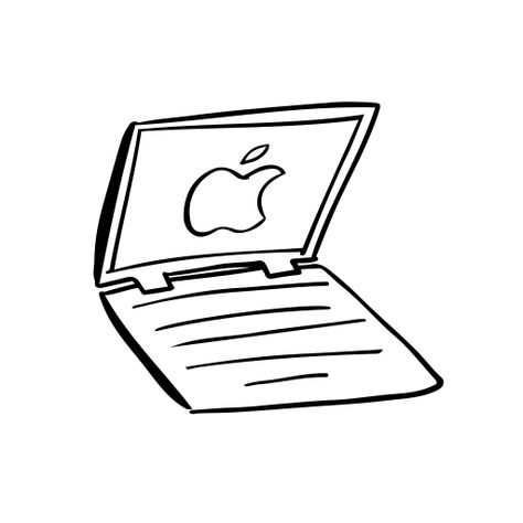 Icons: laptop, mac, mac laptop, macbook, macbook pro, macbook retina, notebook icon Macbook Drawing, Laptop Sketch, Laptop Doodle, Laptop Drawing, Laptop Icon, Mac Notebook, Art App, Macbook Retina, Working Drawing