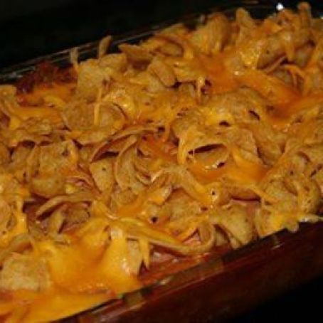 Baked Frito Pie, Frito Pie Recipe, Frito Chili, Chili Pie, Chili Beans, Frito Pie, Oven Baked Recipes, Diced Tomatoes, Beef Casserole