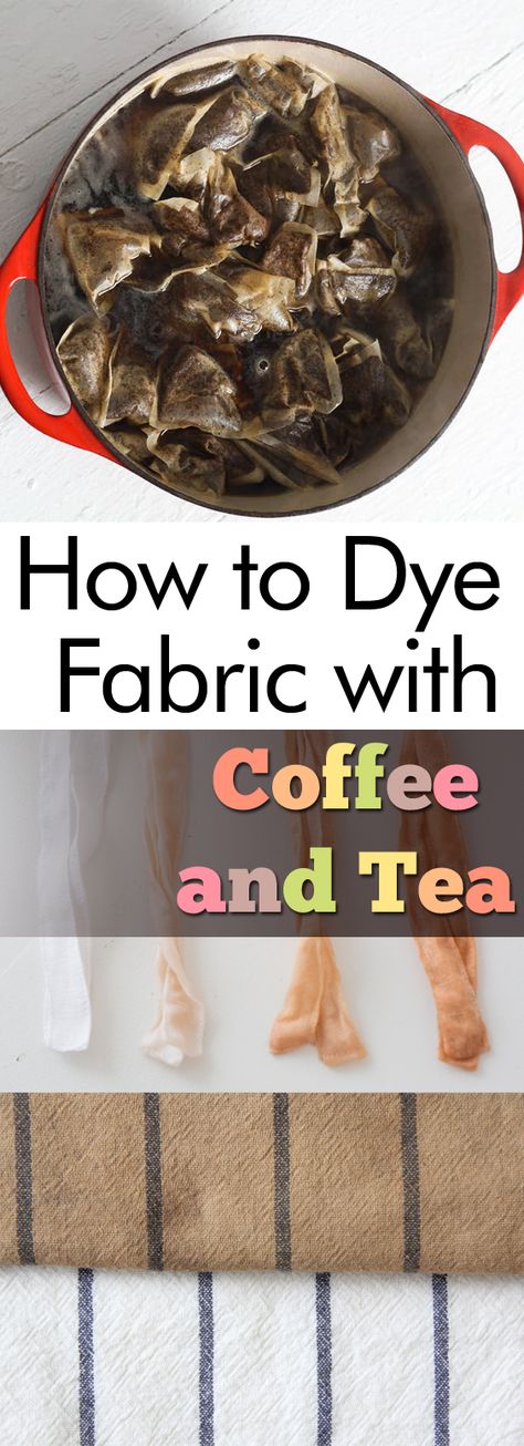 How to Dye Fabric with Coffee and Tea| Dye Fabric, How to Dye Fabric, Easily Dye Fabric, Naturally Dye Fabric, How to Naturally Dye Fabric, All Natural Fabric Dye, DIY Home, Crafts, Craft Projects #FabricDye #DIYFabricDye #Crafts #DIY Tea Dye Fabric, Natural Fabric Dye, Coffee Art Diy, Dyeing Clothes, Quilt Repair, Tea Dyed Fabric, Clothes Dye, Dye Polyester Fabric, Coffee Diy