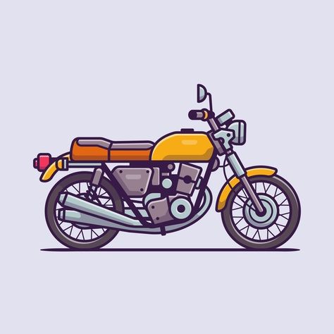 Retro motorbike cartoon icon illustrat... | Premium Vector #Freepik #vector #vintage #man #sport #cartoon Retro Motorbike, Samurai Concept, Retro Style Posters, Motorcycle Illustration, Flat Icons Set, Vector Icons Illustration, Shop Illustration, Cartoon Posters, Cartoon Icons