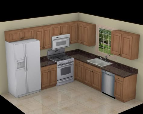 13 L Shaped Kitchen Layout Options For A Great Home #kche # 51E L Shape Kitchen Design, Simple Kitchen Design, Kitchen Layout Plans, Kitchen Design Diy, Small Kitchen Layouts, Kitchen Designs Layout, Kitchen Design Plans, Kitchen And Bath Design, Simple Kitchen