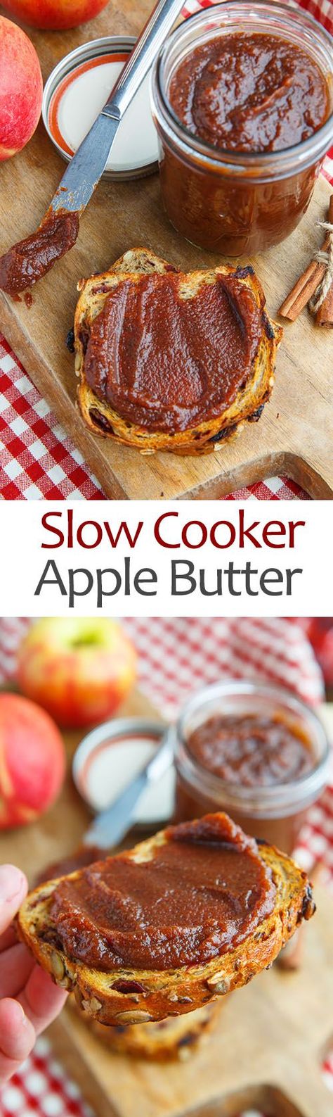 Slow Cooker Apple Butter Slow Cooker Apple, Slow Cooker Apple Butter, Apple Butter Recipe, Homemade Apple Butter, Slow Cooker Apples, Butter Crock, Butter Cookie, Homemade Apple, Crock Pot Cooking