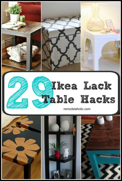 The Lack series from IKEA is beautifully simple, like a blank canvas, ready to be turned into a work of art! Be inspired by these 29 IKEA Lack table hacks. Studio Mcgee Living Room Coffee Tables, Ikea Lack Side Table, Thanksgiving Side Dishes Healthy, Lack Coffee Table, Ikea Side Table, Lack Table, Ikea Lack Table, Zimmer Diy, Healthy Honey