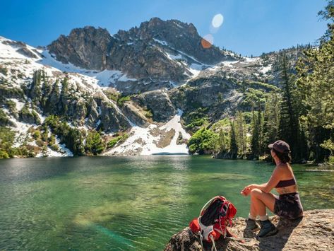 15 best hikes in the Sawtooth National Forest (+ an extensive guide to Stanley, Idaho) - brooke beyond Stanley Idaho, Sawtooth Mountains, Salmon River, Bridal Veil Falls, Hiking Map, Twin Lakes, North Cascades, Alpine Lake, Mountain Village