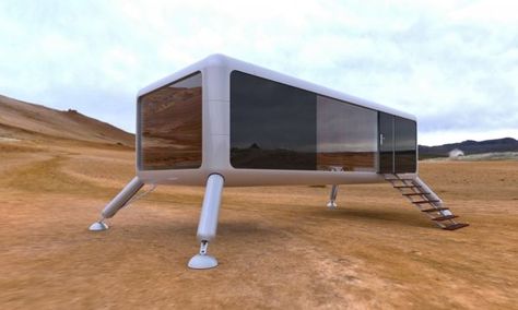 Arch Structure, Pod House, Living Place, Solar House, Container House Design, Mobile Homes, Shipping Container Homes, Eco House, Futurism