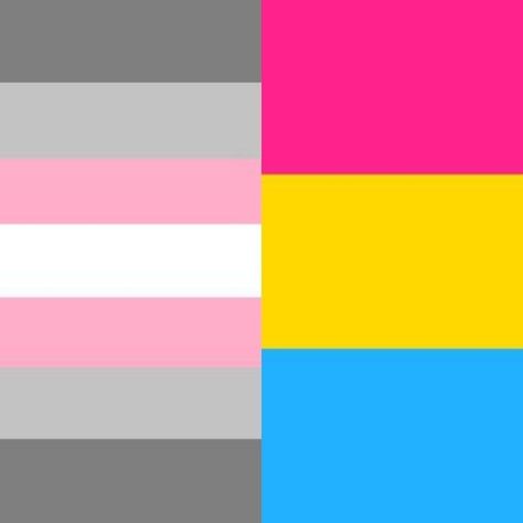 Demigirl-pansexual arc. Pan And Demigirl Pfp, Demigirl Flag Aesthetic, Subtle Demigirl Wallpapers, Demigirl Art, Demi Girl Flag, Demigirl Outfits, Demi Flag, Demigirl Pfp, Panromantic Asexual