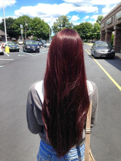 Cherry Red Hair Styles, Cherry Red Hair With Long Layers, Dark Cherry Red Hair Aesthetic, Red Wine Hair Aesthetic, Cherry Cola Hair Color Aesthetic, Aesthetic Pictures Wallpaper, Asthetic Picture Wallpaper, Selena Gomez Aesthetic, Aesthetic Frases