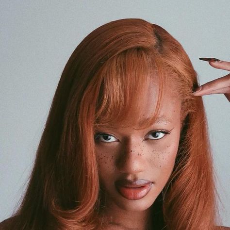 Black Women Red Hair, 90s Hair Styles, Hair Color On Black Women, Red Hair Women, Harsh Truth, Hairstyles Wigs, Ginger Hair Color, Protective Hairstyles Braids, Dye My Hair