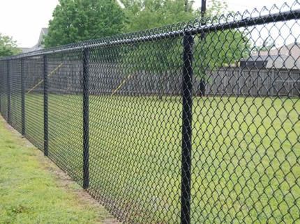 Chain Link Security Fences – Sports, Residential & Commercial Barriers Security Fence Residential, Black Chain Link Fence, Chain Link Fence Installation, Chainlink Fence, Different Types Of Fences, Fence Options, Dog Yard, Pet Fence, Security Fence