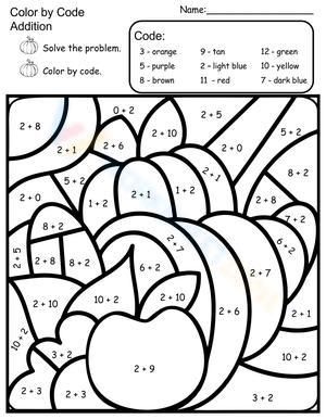 Welcome to the "Math Addition Color by Number", accompanying each math problem is a color key that assigns specific colors to different answers. As students correctly solve the math problems, they follow the color key to determine which areas of the picture to fill in with the corresponding colors.  #Grade-1 #Grade-2 #Grade-3 Color By Math Problem Free, Color By Addition First Grade Free, Addition Color By Number Free, Addition First Grade, Color By Math, Color By Addition, Addition Color By Number, Color By Number Worksheet, Number Worksheet