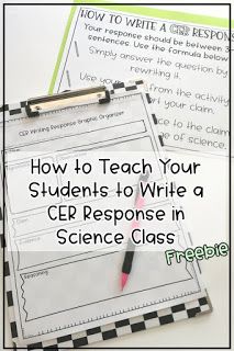 Cer Science Bulletin Board, Cer Examples, Cer Writing, Freebies Ideas, Formula Sheet, Middle School Science Classroom, Scientific Writing, Science Stations, Middle School Science Teacher