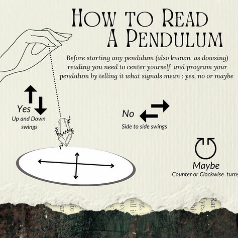 Incantari on Instagram: “Evening loves, Tonight’s post is a “how to” on Pendulums: pendulums are on of the simpler formats of divination, it’s been practiced for…” Tarot 101, Learning Tarot Cards, Witch Spell Book, Witch Spell, Tarot Learning, Divination Tools, Mindfulness Meditation, Spell Book, Spiritual Awakening