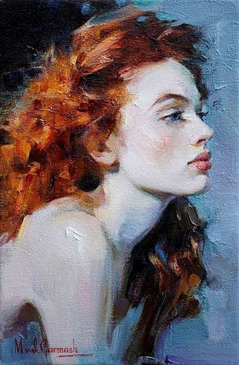 Fine Art, On Twitter, Twitter, Red, Hair, Art