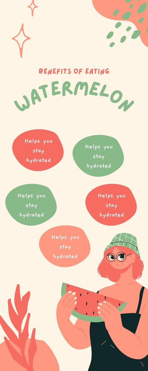 Benefits Of Eating Watermelon, Professional Infographic, Watermelon Benefits, Eating Watermelon, Infographic Design Template, Green Cute, Infographic Templates, Infographic Design, Design Services