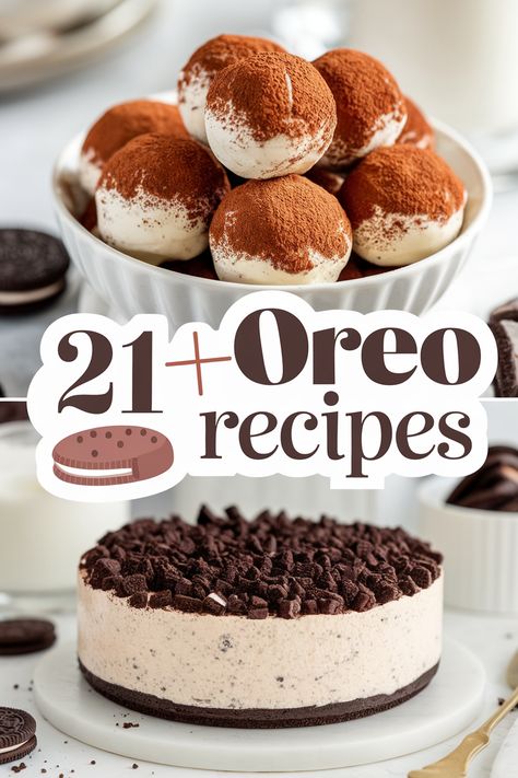 Love Oreos? Check out these amazing recipes that will make your taste buds dance! From Oreo cupcakes to milkshakes and cheesecakes. there’s something for everyone. Perfect for parties or just a fun treat at home. Unleash your creativity and enjoy these delicious desserts with friends and family! Oreos. desserts. baking. treats. fun. What To Make With Stale Oreos, Recipes With Oreos, Oreo Recipes Easy, Oreo Cupcake Recipe, Oreo Recipe, Oreo Cheesecake Bars, Best Christmas Appetizers, Oreo Desserts, Oreo Ice Cream Cake