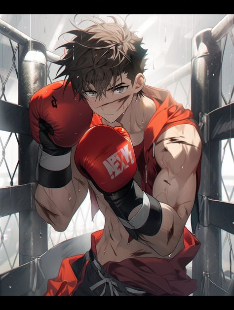 Boxer Anime, Anime Guy, Anime Boys, Anime Boy, Anime Guys, Anime Art, Anime, Quick Saves, Art