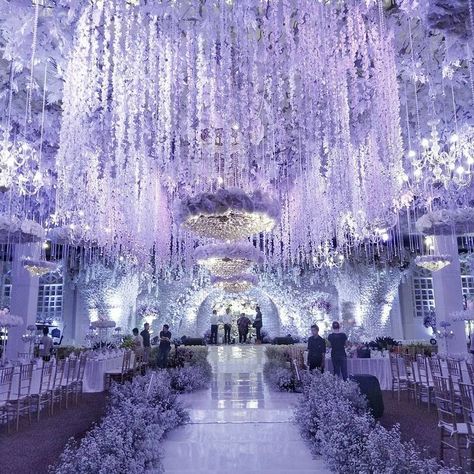 Dream Wedding Reception, Extravagant Wedding, Luxury Wedding Decor, Dream Wedding Venues, Venue Decorations, Wedding Venue Decorations, Winter Wonderland Wedding, Wedding Stage Decorations, Luxury Wedding Venues