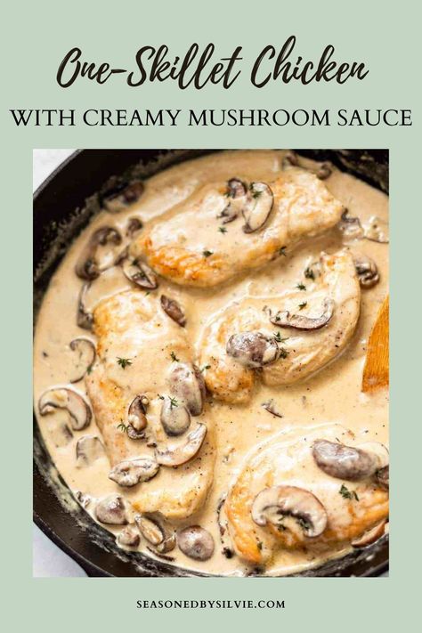 Chicken Mushroom Coconut Milk, Coconut Milk Mushroom Sauce, Chicken Cutlets With Mushrooms, Recipes With Baby Bella Mushrooms, Sliced Mushroom Recipes, Bella Mushroom Recipes, Chicken And Mushroom Sauce, Baby Bella Mushroom Recipes, Dinner Recipe Chicken