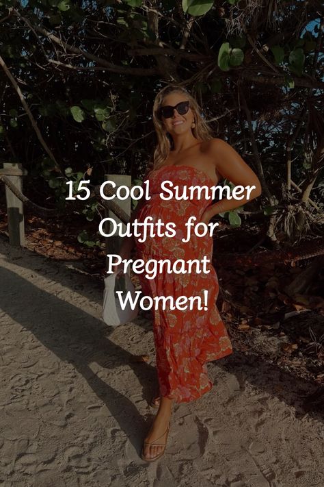 Discover simple and cute summer outfits designed to keep pregnant women both stylish and comfortable in warm weather - the perfect blend of aesthetic and practicality. Summer Outfits For Pregnant Women, Beach Pregnancy Outfits, Stylish Pregnancy Outfits Summer, Pregnant Vacation Outfits, Pregnant Outfits Summer, Pregnant Summer Outfits, Pregnancy Summer Outfits, Pregnancy Outfits Summer, Outfits For Pregnant Women