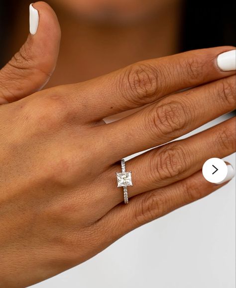 Wed Rings, Princess Diamond Engagement Rings, Princess Cut Diamond Engagement Ring, Oval Halo Engagement Ring, Radiant Engagement Rings, Wedding Ring Styles, Cute Engagement Rings, Wedding Promises, Princess Cut Engagement Rings