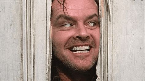 The Shining Creepy GIF – The Shining Creepy Jack Nicholson – discover and share GIFs Jack Nicholson Gif, Jack Nicholson The Shining, Woodstock Photos, Creepy Gif, Wood Illustration, Here's Johnny, Dead Memes, Joan Baez, Johnny Carson