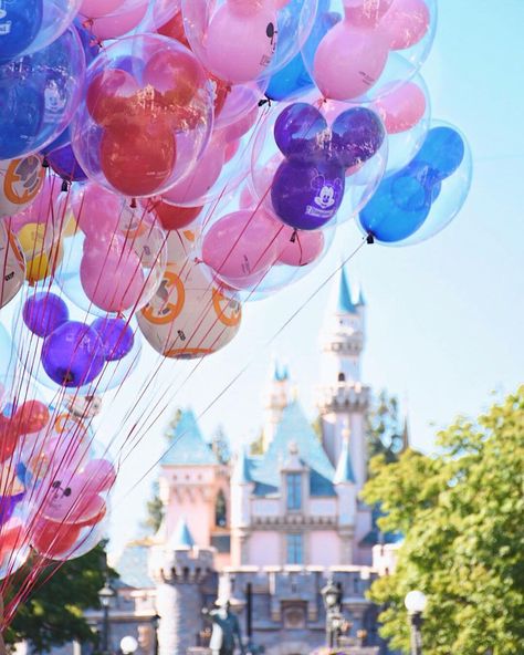 The best Disneyland photography tips, plus creative (& Instagrammable) Disneyland picture ideas to help you capture your next trip! By a former Cast Member. Disneyland Photography, The Castle, Anaheim, Magic Kingdom, Disneyland, Castle, Balloons, California, Disney