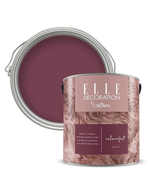 Colourfast No. 457 - Crafted Flat Matt - Elle Decoration By Crown | Crown Paints Elle Decoration By Crown, Crown Paint, Bedroom Colours, Colour Samples, Crown Paints, Decoration For Ganpati, Elle Decoration, Bedroom Color, Colour Inspiration