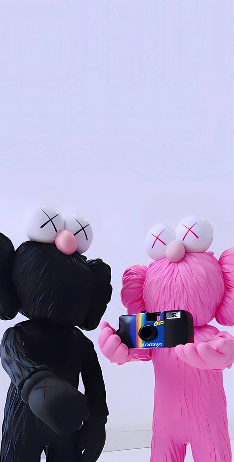 Kaws 3d Wallpaper Pink, Hypebeast Aesthetic Wallpaper, Kaws Iphone Wallpaper Hd, Klaws Wallpapers, Kaws Colorful, Iphone 15 Plus Wallpaper, Bearbrick Wallpaper Iphone, Hype Wallpaper Aesthetic, Kaw Wallpaper