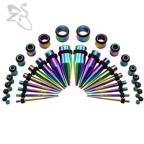 1.6-10mm 5 Colors Lot Popular Ear Tunnel Plug Piercings Stainless Steel Fresh Ear Expander Stretcher Tapers Women Men Jewelry Ear Piercings Men, Piercings Men, Ear Tunnels, Men Jewelry, Buy 1, Ear Piercings, Jewelry Sets, Piercings, Women Men