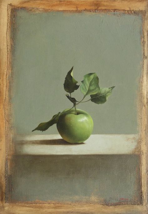 Portrait - Green Apple | ARCHIVES Apple Still Life, Still Life With Apples, Nature Details, Apples Photography, Life Study, Still Life Pictures, Apple Painting, Apple Art, Still Life Fruit