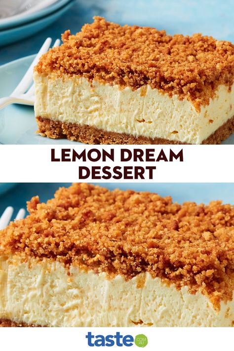 No Bake Cheesecake Slice, Biscuit Base Desserts, Easy Dessert Snacks, Puddings Easy Desserts, Slices Recipes Easy, Easy Lemon Desserts, Easy Desserts Recipes, Easy Delicious Desserts, No Bake Dessert Recipes