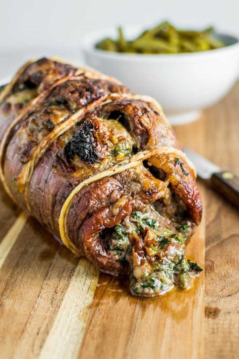 Baked Stuffed Flank Steak Baked Stuffed Flank Steak, Stuffed Flank Steak, Flank Steak Recipes, Skirt Steak, Steak Dinner, Beef Recipes Easy, Flank Steak, Easy Beef, Beef Recipes For Dinner