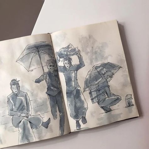 → Geto x Gojo Sketch Book Ideas Easy, Book Art Drawings, Fanarts Anime, Sketchbook Art Inspiration, Anime Sketch, الرسومات اللطيفة, Art Sketchbook, Jujutsu Kaisen, Drawing Reference