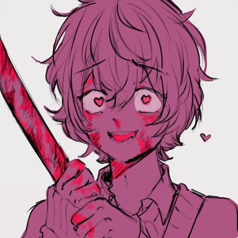 Yandere blood anime boy Yandere Reference, Yandere Anime Boy, Robert Core, Yanderecore Aesthetic, Bulletproof Armor, Yandere Oc, Yandere Vibes, Creepy Girl, Cameron Blake