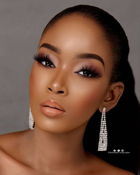 Makeup Cantik, Makeup For Black Skin, Brown Skin Makeup, Brown Makeup, Black Women Makeup, Braut Make-up, Dark Skin Makeup, Makeup For Black Women, Gorgeous Makeup