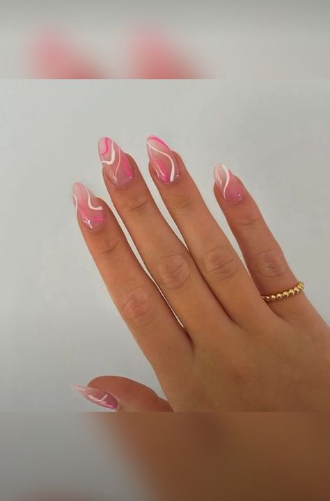 French Tip With Squiggles, Nails Inspo, Trendy Nails, Swag Nails, Long Nails, Nails Nails, Nail Inspo, Nail Colors, Nail Ideas